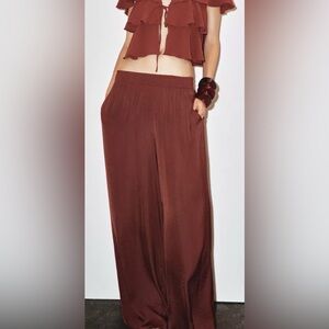 Zara Flowy Wide Leg Pants | NWT